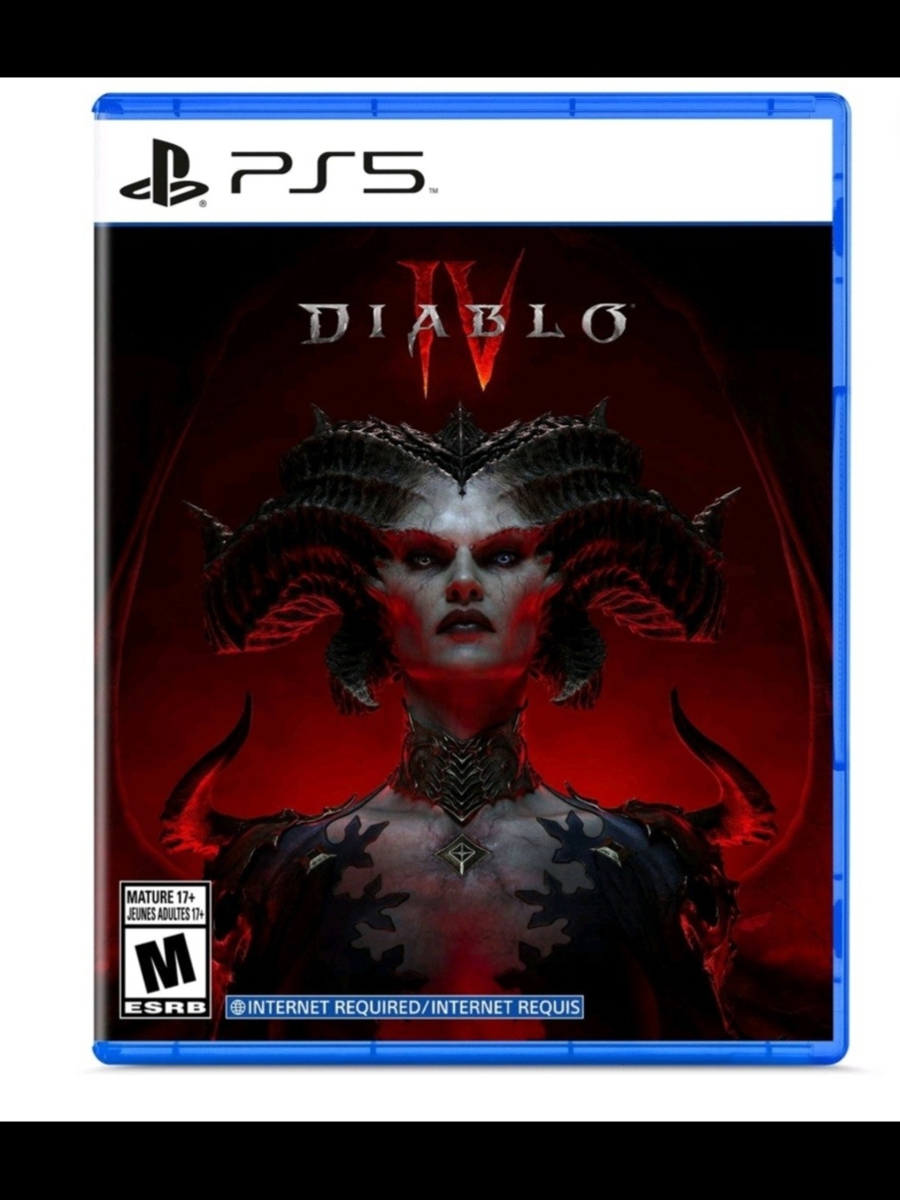 Brand New Sony PS5 Diablo IV - Black & Red Cover Art SEALED